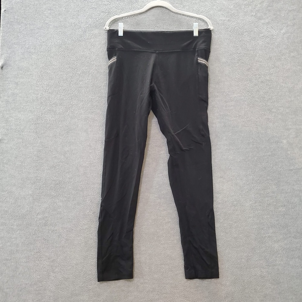 Pink Victorias Secret Women Activewear Pants Large Black Ultimate Legging Yoga